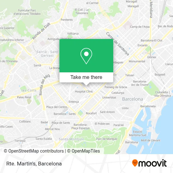 Rte. Martin's map