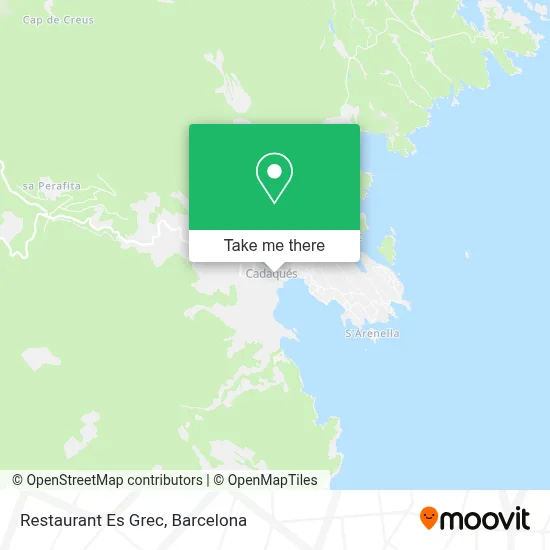 Restaurant Es Grec map