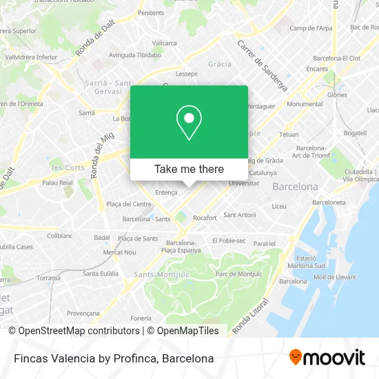 mapa Fincas Valencia by Profinca