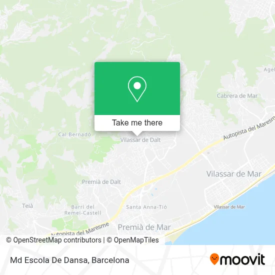 Md Escola De Dansa map
