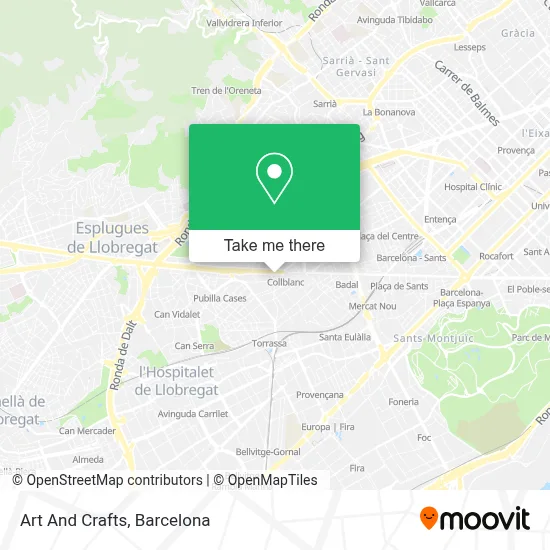 Art And Crafts map