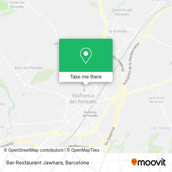 Bar-Restaurant Jawhara map