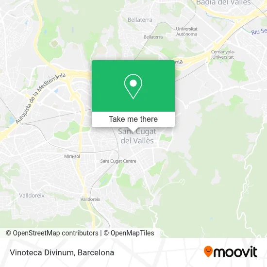 Vinoteca Divinum map
