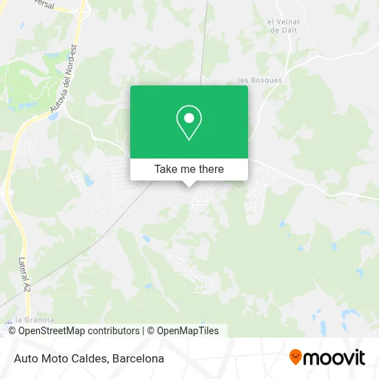 Auto Moto Caldes map