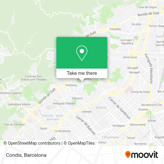 mapa Condis