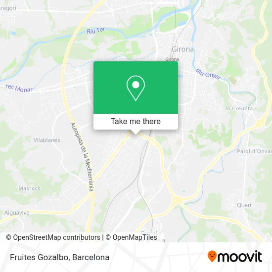 Fruites Gozalbo map
