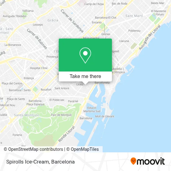 Spirolls Ice-Cream map