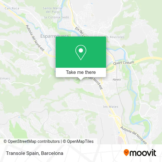 Transole Spain map