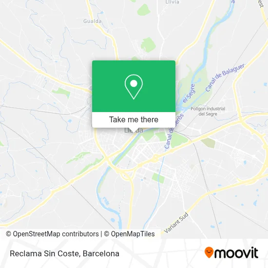 Reclama Sin Coste map