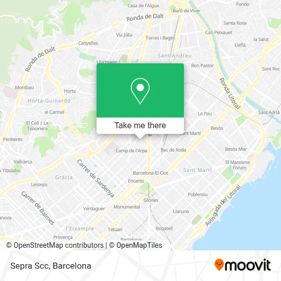 Sepra Scc map