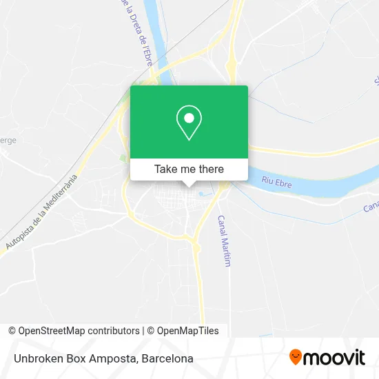Unbroken Box Amposta map
