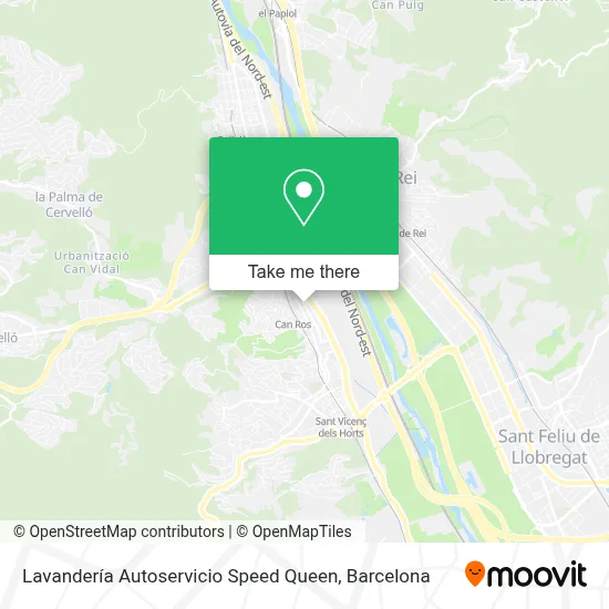 Lavandería Autoservicio Speed Queen map