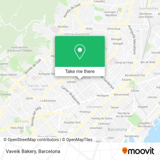 Vaveik Bakery map