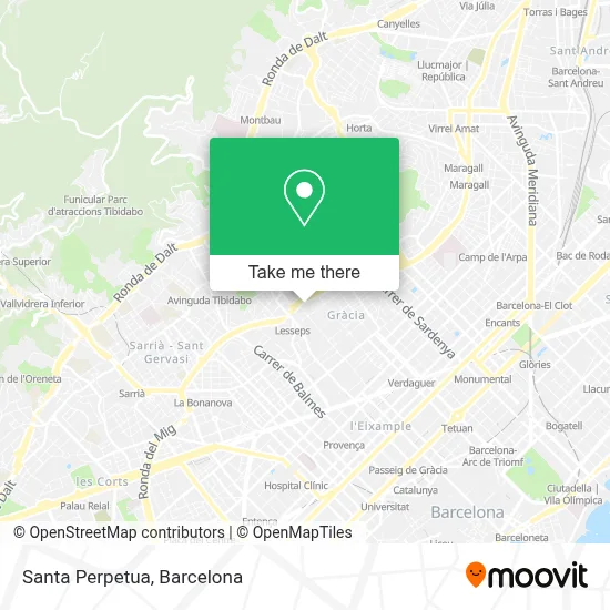 Santa Perpetua map