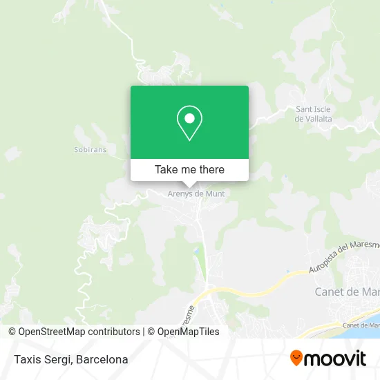 Taxis Sergi map