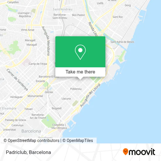 Padriclub map