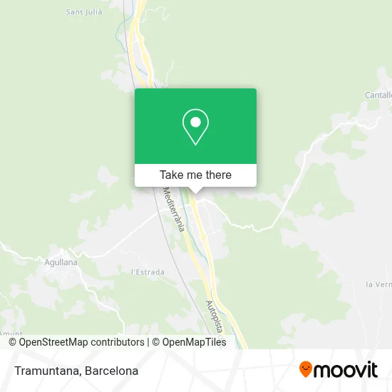 Tramuntana map