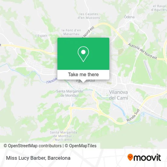 Miss Lucy Barber map
