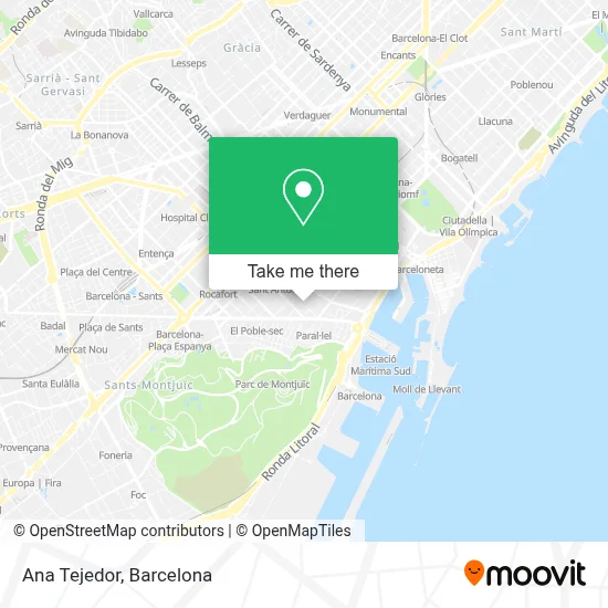 Ana Tejedor map