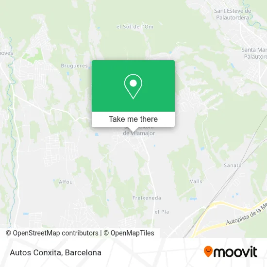 Autos Conxita map