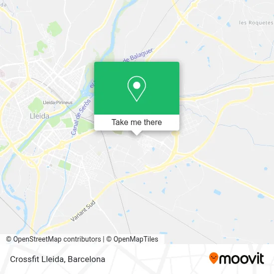 Crossfit Lleida map
