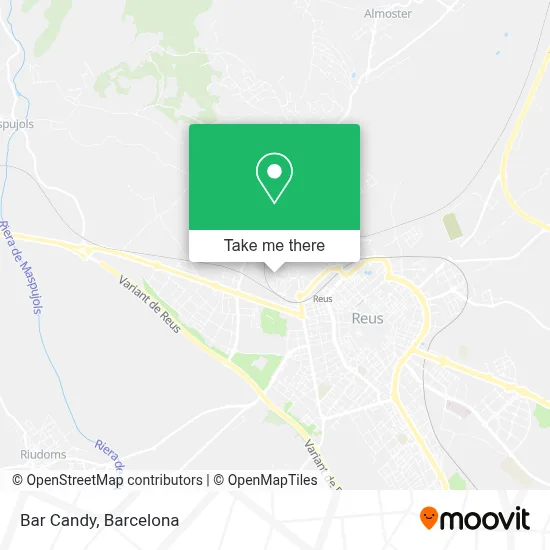 Bar Candy map