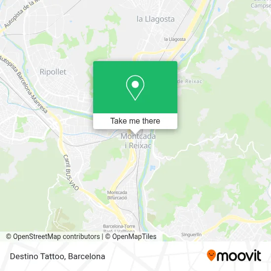 Destino Tattoo map