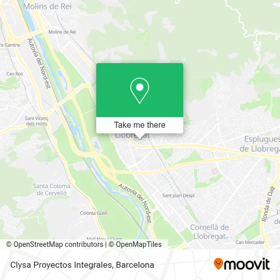 Clysa Proyectos Integrales map