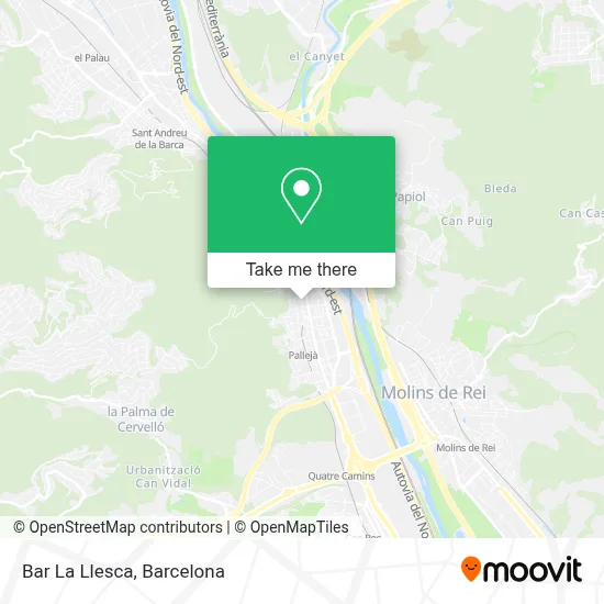 Bar La Llesca map