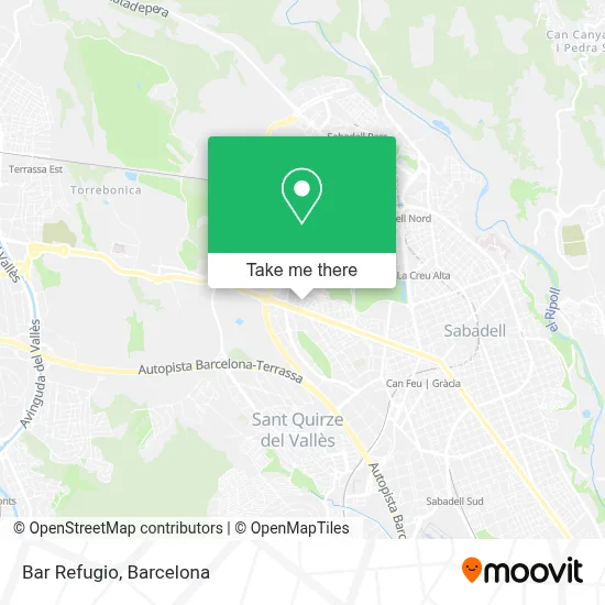 Bar Refugio map