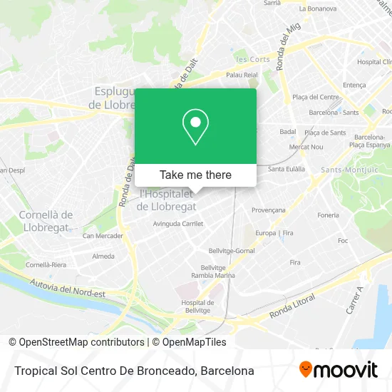Tropical Sol Centro De Bronceado map