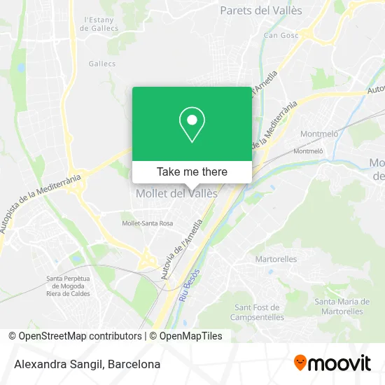 Alexandra Sangil map