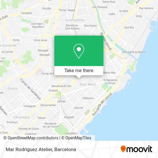 Mar Rodriguez Atelier map