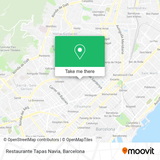 Restaurante Tapas Navia map