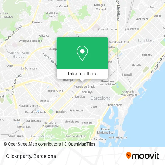 Clicknparty map