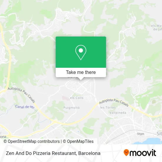 Zen And Do Pizzeria Restaurant map