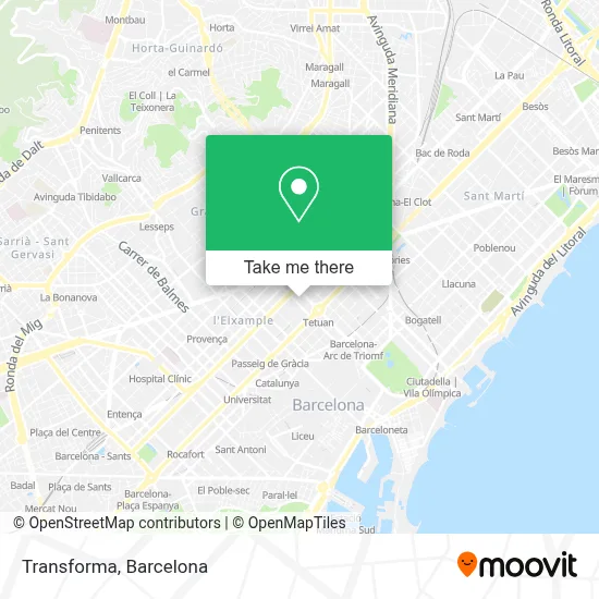 Transforma map