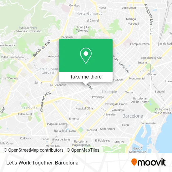 Let's Work Together map