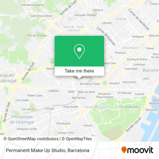 Permanent Make Up Studio map