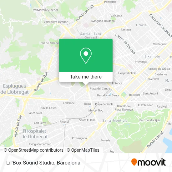 Lil'Box Sound Studio map