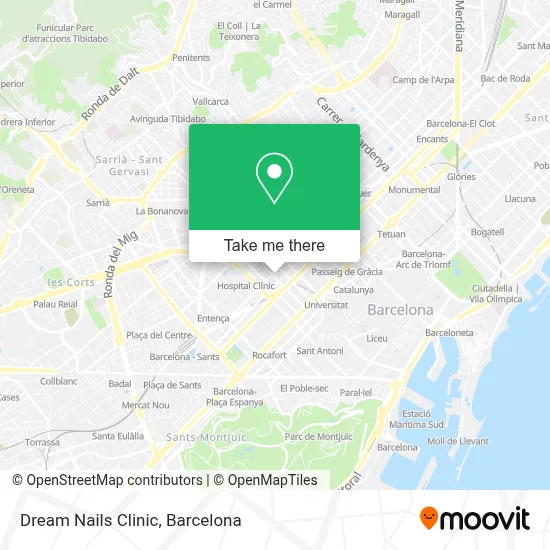 Dream Nails Clinic map