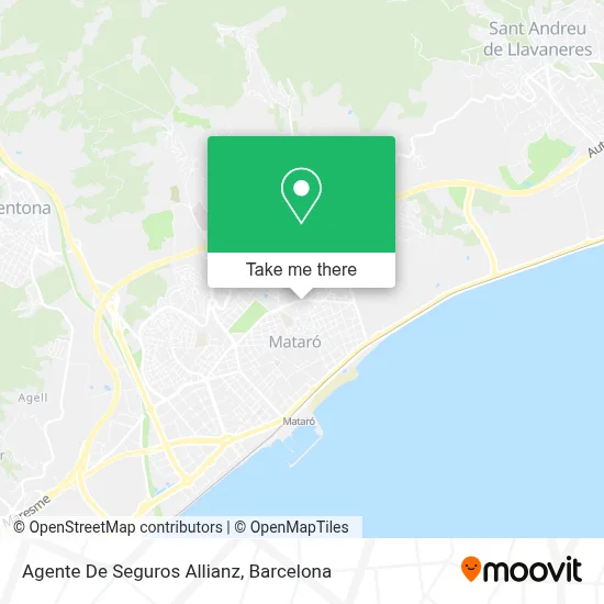 Agente De Seguros Allianz map