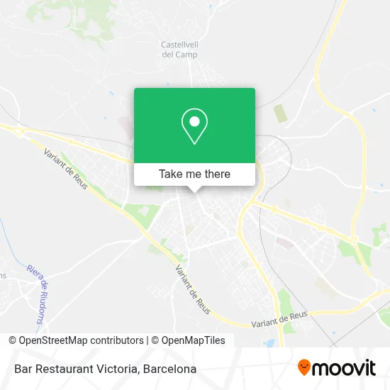 Bar Restaurant Victoria map