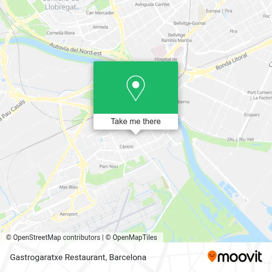 Gastrogaratxe Restaurant map