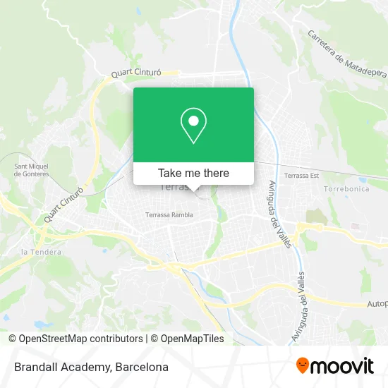 Brandall Academy map
