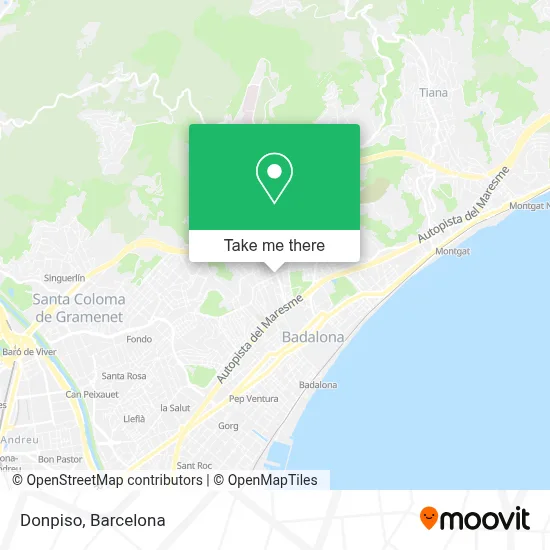 Donpiso map