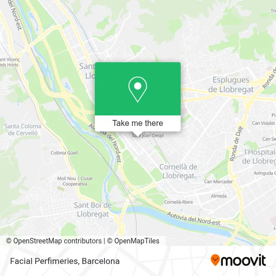 Facial Perfimeries map