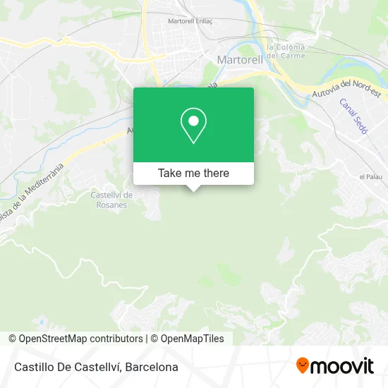 Castillo De Castellví map