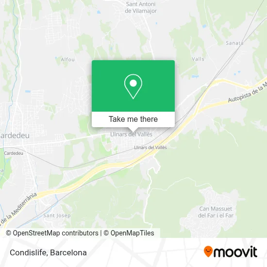 Condislife map