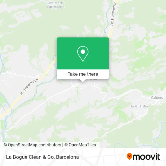La Bogue Clean & Go map